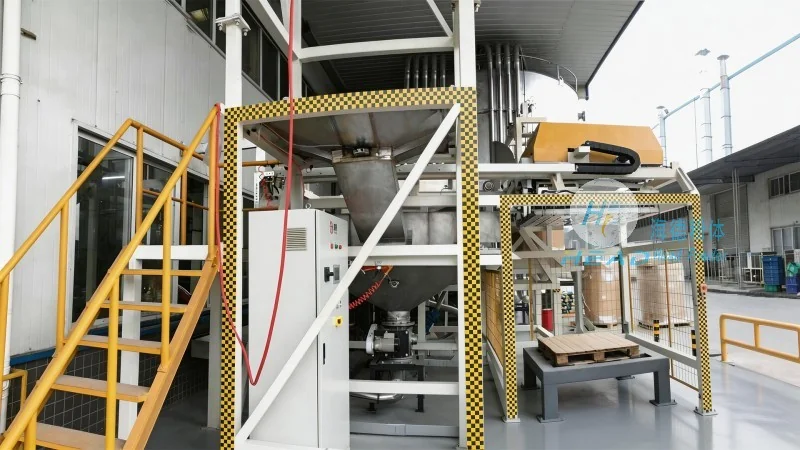 Hệ thống truyền chất lỏng bằng khí nén áp suất dương cho viên nhựa