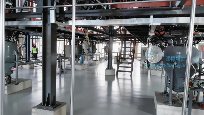 Dự án sử dụng hệ thống vận chuyển khí động học kết hợp bột graphite cho doanh nghiệp pin lithium tại Hefei, Anhui