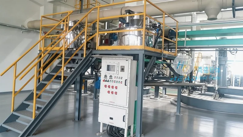 Nghiên cứu trường hợp về hệ thống vận chuyển khí trong pha dày của bột quặng niken tại một doanh nghiệp luyện kim ở Jinchang, Gansu