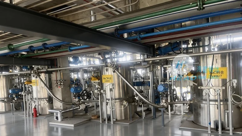 Nghiên cứu trường hợp dự án vận chuyển bằng khí lưu hỗn hợp cho amoniac clorua tại một doanh nghiệp hóa chất ở Yichang, Hubei