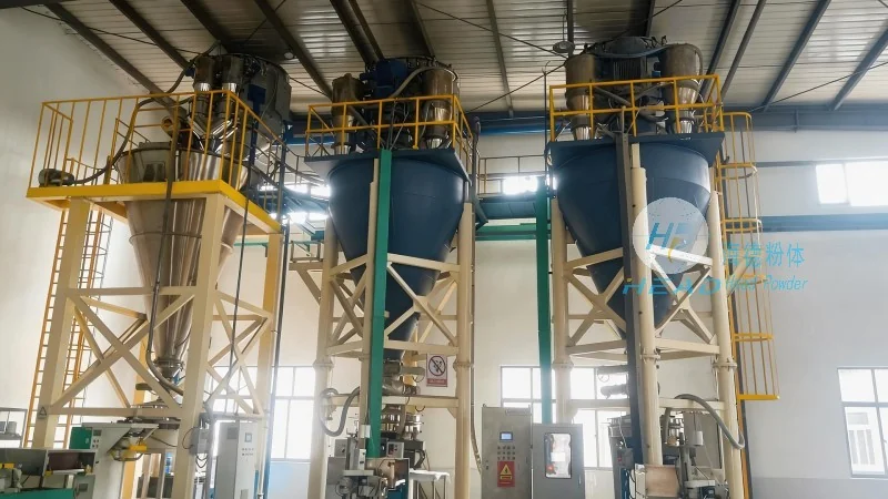 Vận chuyển bột talc bằng chân không và khí nén