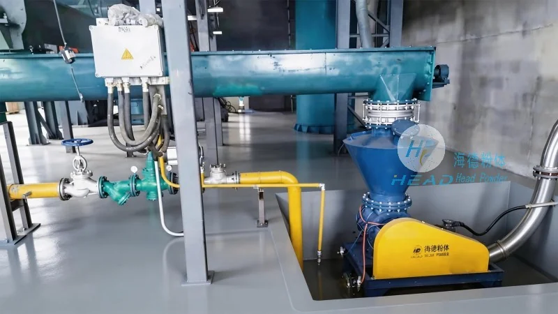 Một trường hợp nghiên cứu về dự án vận chuyển bằng khí cho pha đặc của bột xi măng trong doanh nghiệp vật liệu xây dựng tại Xiangyang, Hubei