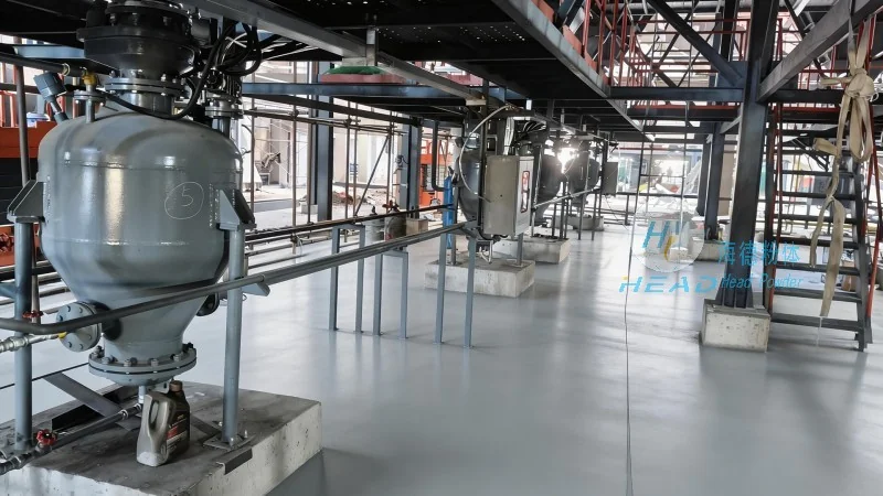 Nghiên cứu trường hợp về hệ thống vận chuyển khí trong pha dày dùng cát thạch anh cao độc tính cho doanh nghiệp điện tử ở Xiamen, Phúc Kiến