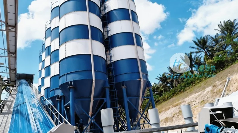 Nghiên cứu trường hợp về hệ thống vận chuyển khí trong pha dày của bột bazan cho doanh nghiệp vật liệu xây dựng tại Anshun, Quý Châu