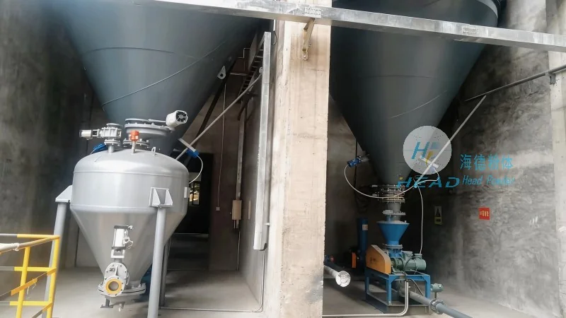 Dự án vận chuyển hạt EVA bằng hệ thống thông khí áp suất dương cho doanh nghiệp sản xuất vật liệu giày ở Wenzhou, Zhejiang