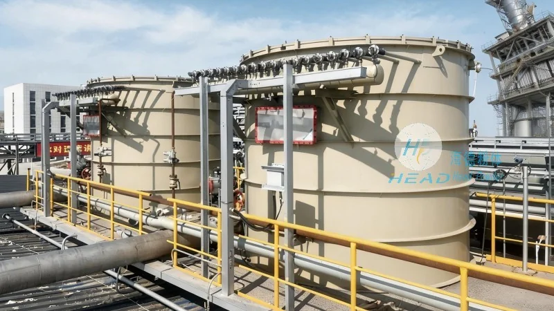 Dự án hệ thống vận chuyển khí bằng áp suất âm của bột gạch vụn cho doanh nghiệp vật liệu xây dựng tại Huangshi, Hubei