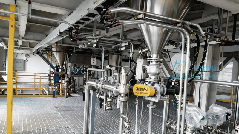 Nghiên cứu trường hợp vận chuyển bột ngũ cốc bằng khí nén áp suất âm trong doanh nghiệp lúa mì ở Yingkou, Liao Ning