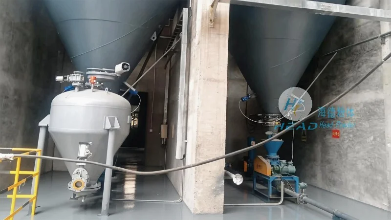 Nghiên cứu trường hợp về việc vận chuyển hạt xúc tác bằng phương pháp pneumatic trong giai đoạn đặc trong một doanh nghiệp hóa chất ở Yibin, Sichuan